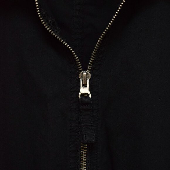 Pistola Meg Zip Front Romper Black Short Sleeve Drawstring Waist Slouchy Size L - Picture 12 of 16